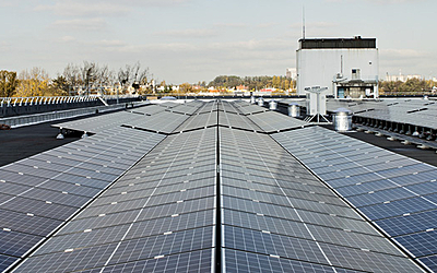 La plus grande toiture photovoltaïque d'Ile-de-France