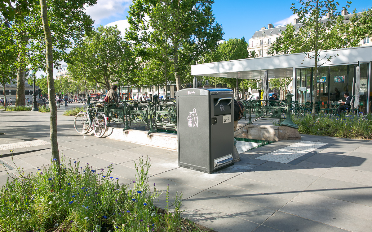 poubelles compactantes