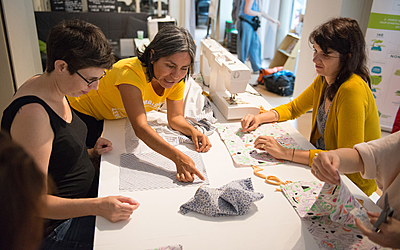 La maison zéro déchet atelier couture sac à pain