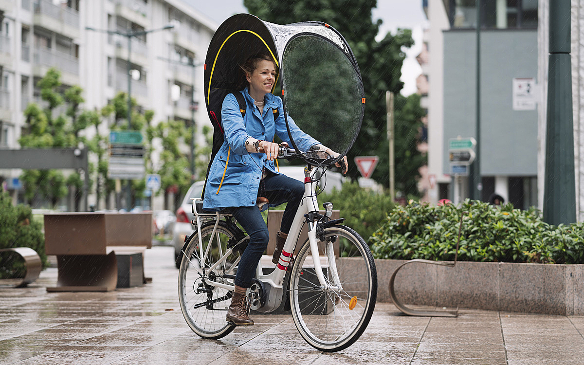 Bulle de protection pour vélo
