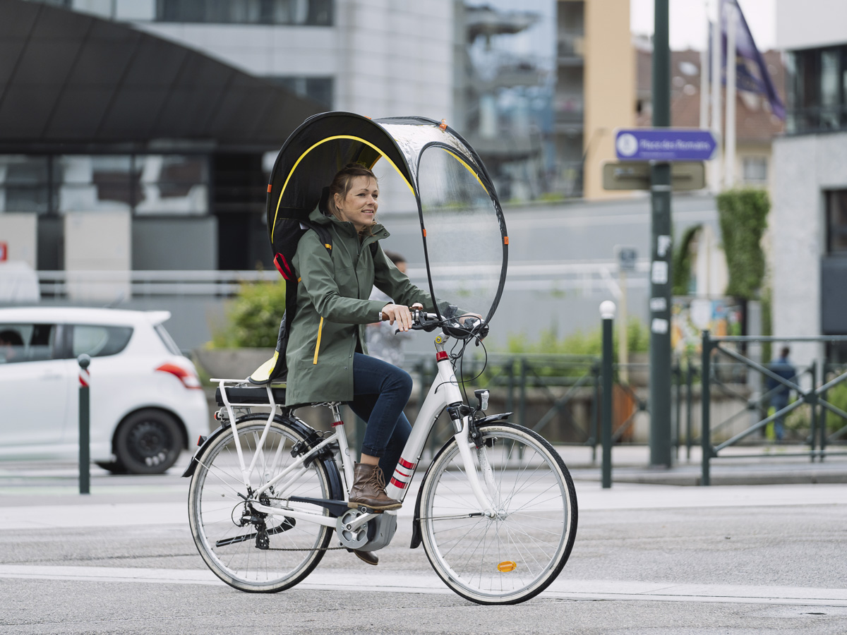 Bulle de protection pour vélo