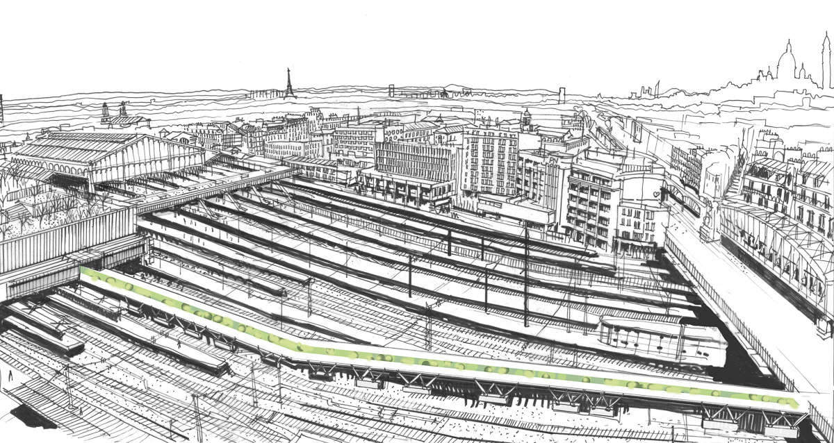 Liaison de la future gare du Nord