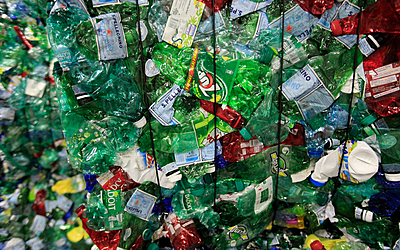 Déchets ménagers plastique