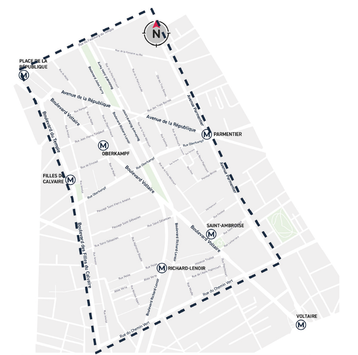 Embellir votre quartier : plan du quartier République Saint-Ambroise