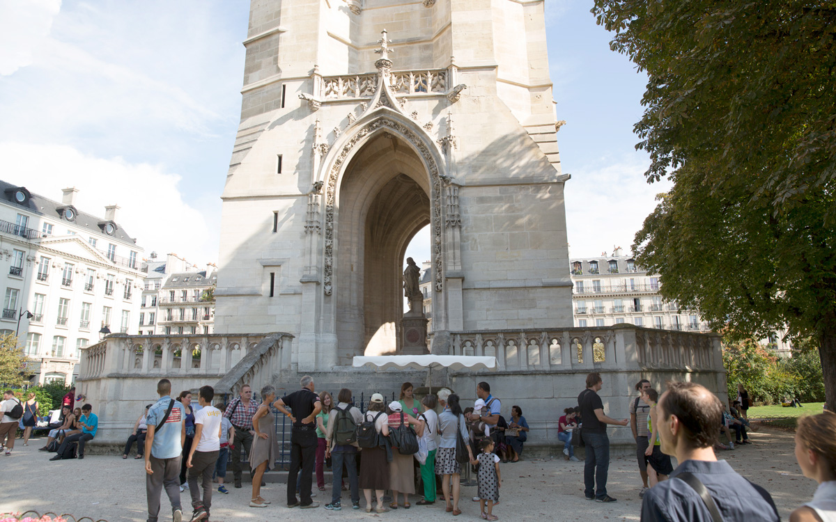 La Tour Saint Jacques pour les journées du patrimoine.