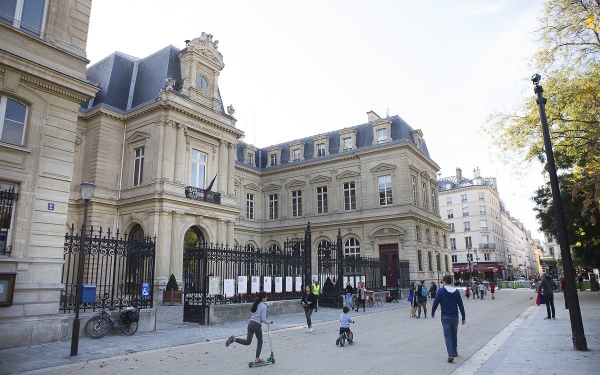 Façade mairie du 3e