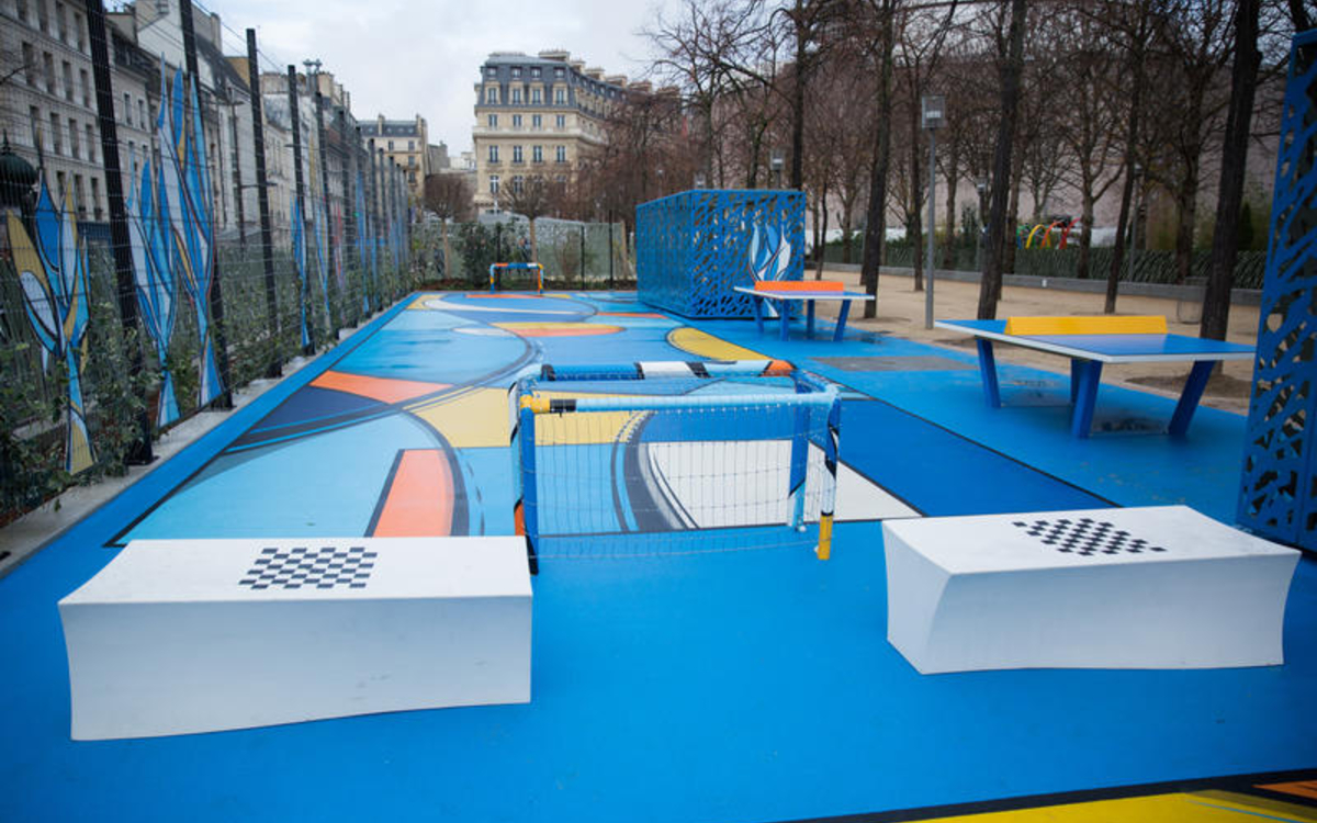 Playground jardin Nelson Mandela