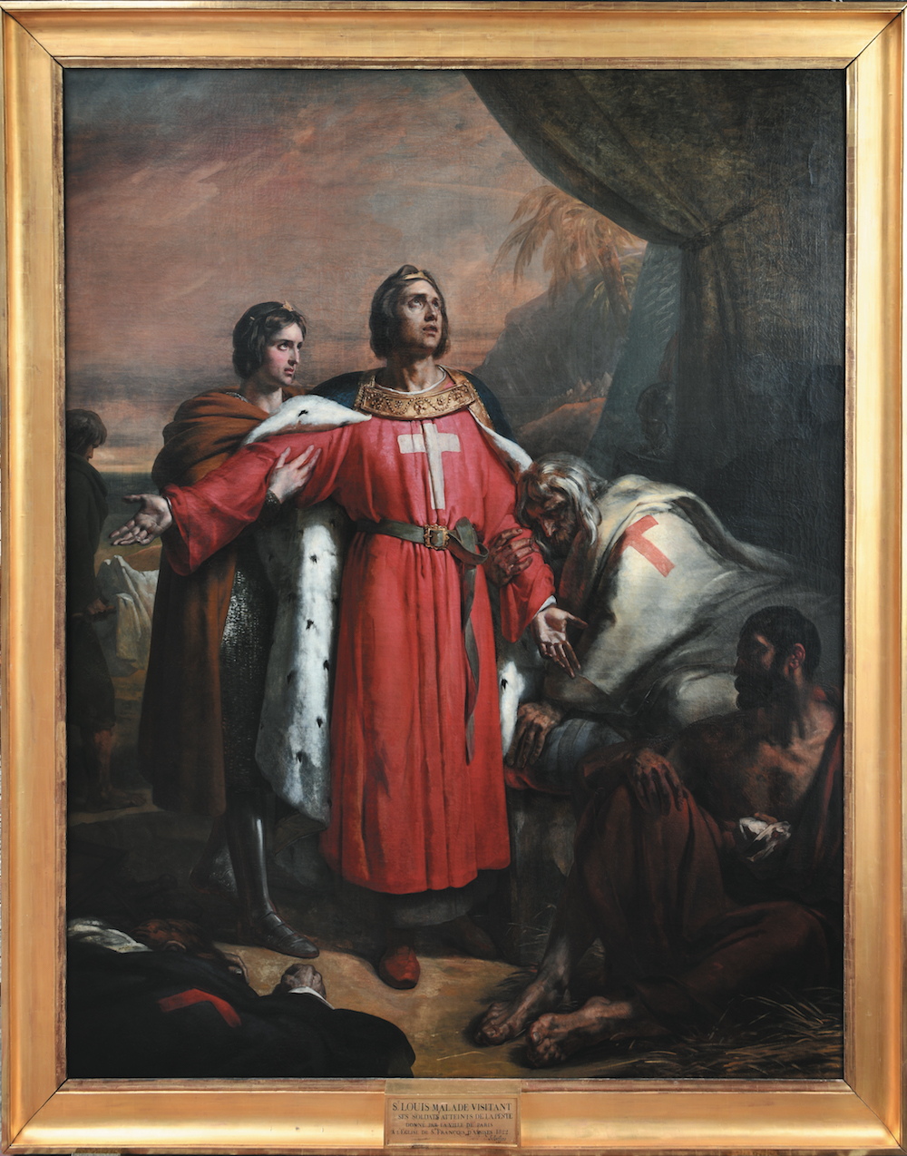 Saint Louis visitant les pestiférés - Ary Scheffer