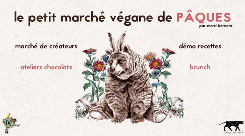 Le petit marché végane de Pâques à la REcyclerie