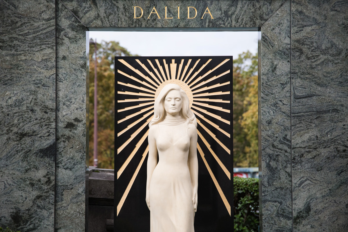 La tombe de Dalida