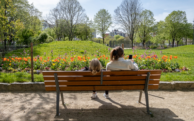 Ville du quart d'heure, Pt. Montmartre  Jardin René Binet