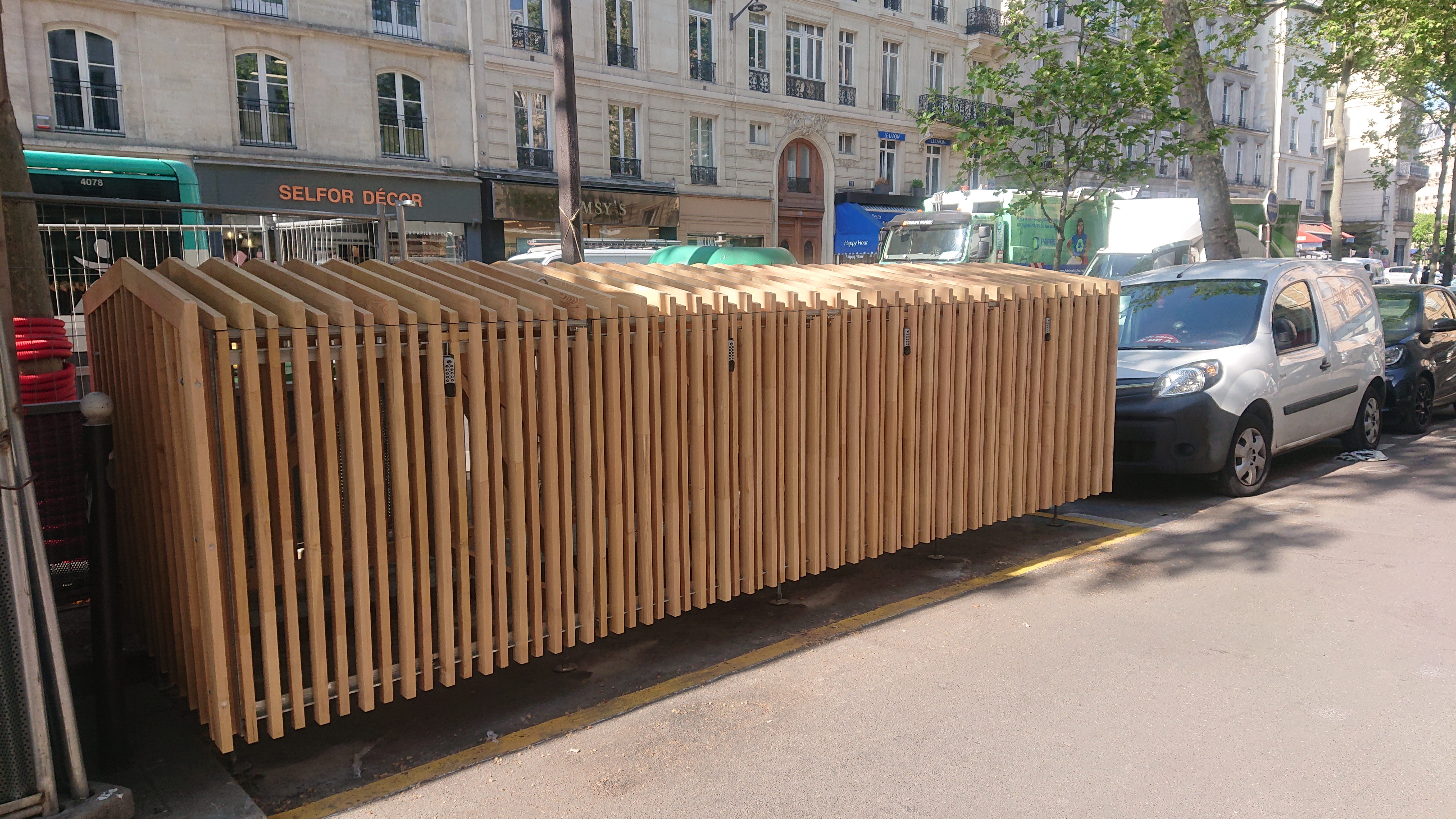Un micro-hub installé rue Réaumur