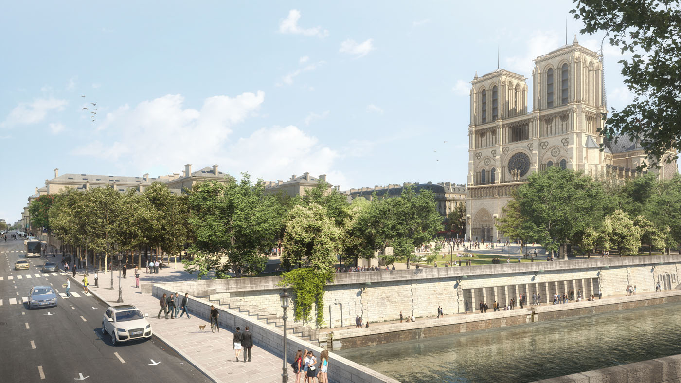 Vues sur la Cathédrale et les quais