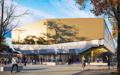 Max Rousié, visuel du centre sportif rénové 