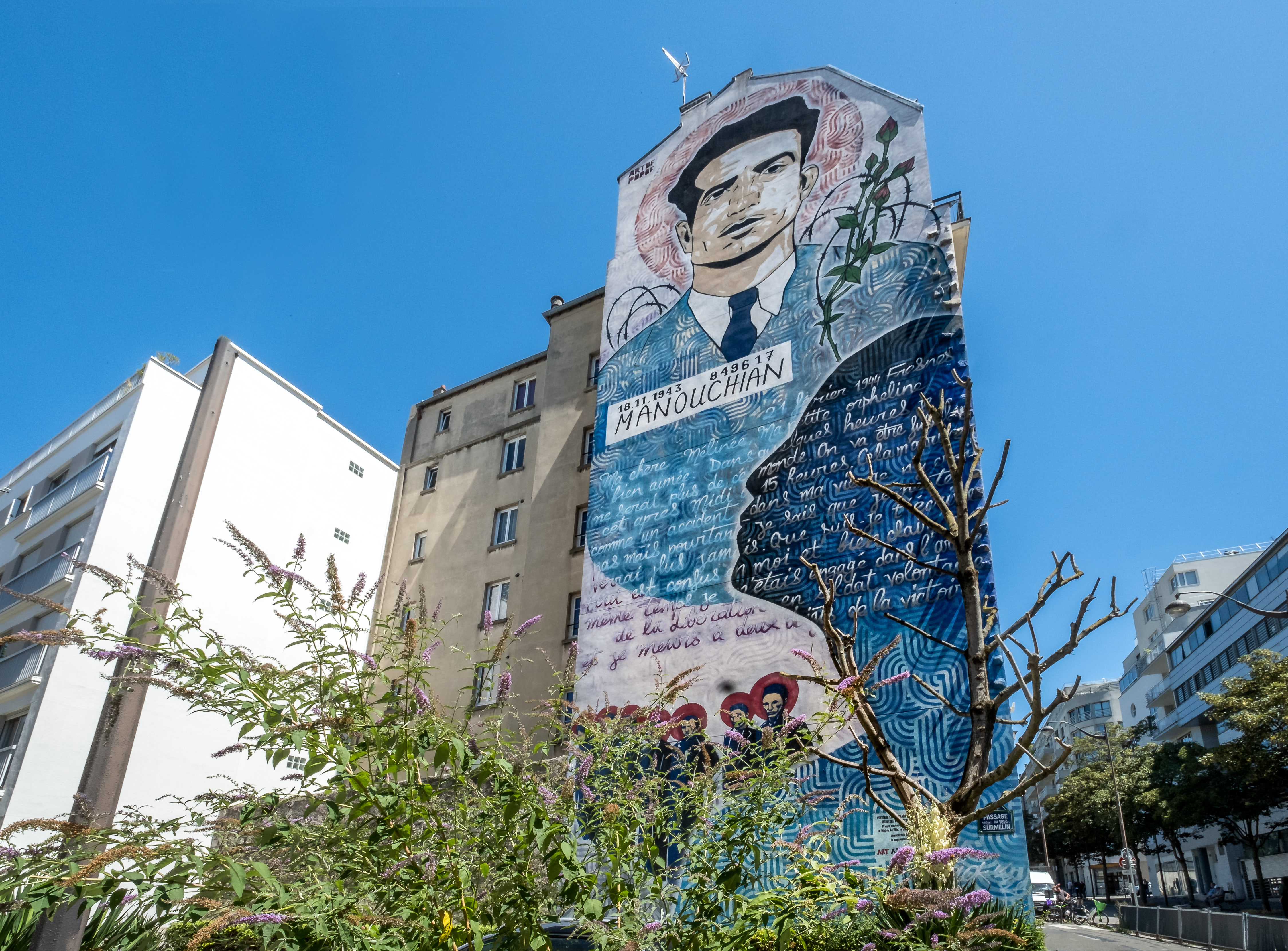 Street Art Popof Manouchian Art urbain Paris